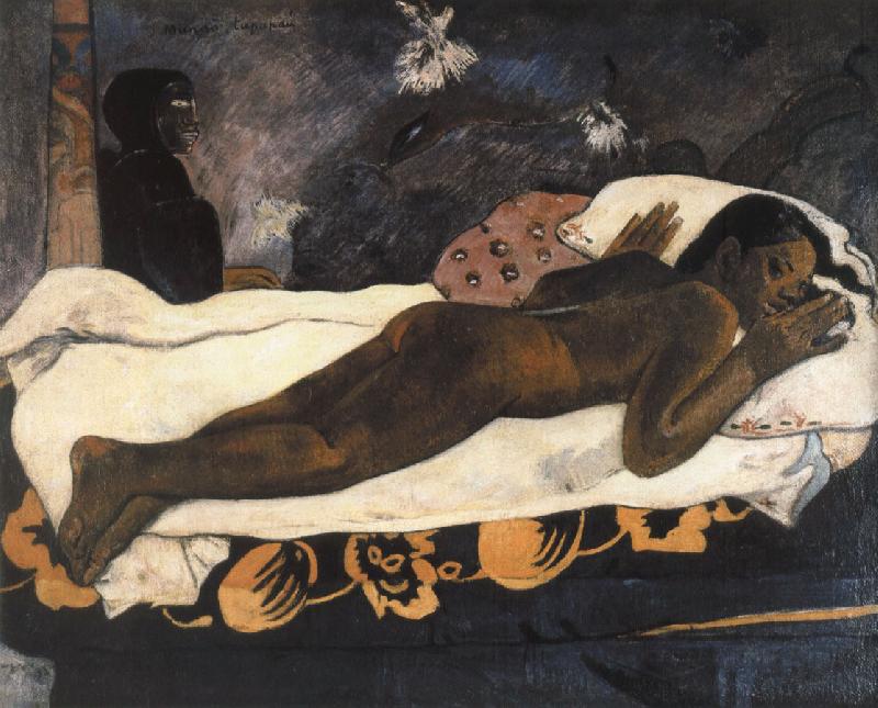 Paul Gauguin l esprit des morts veille oil painting image